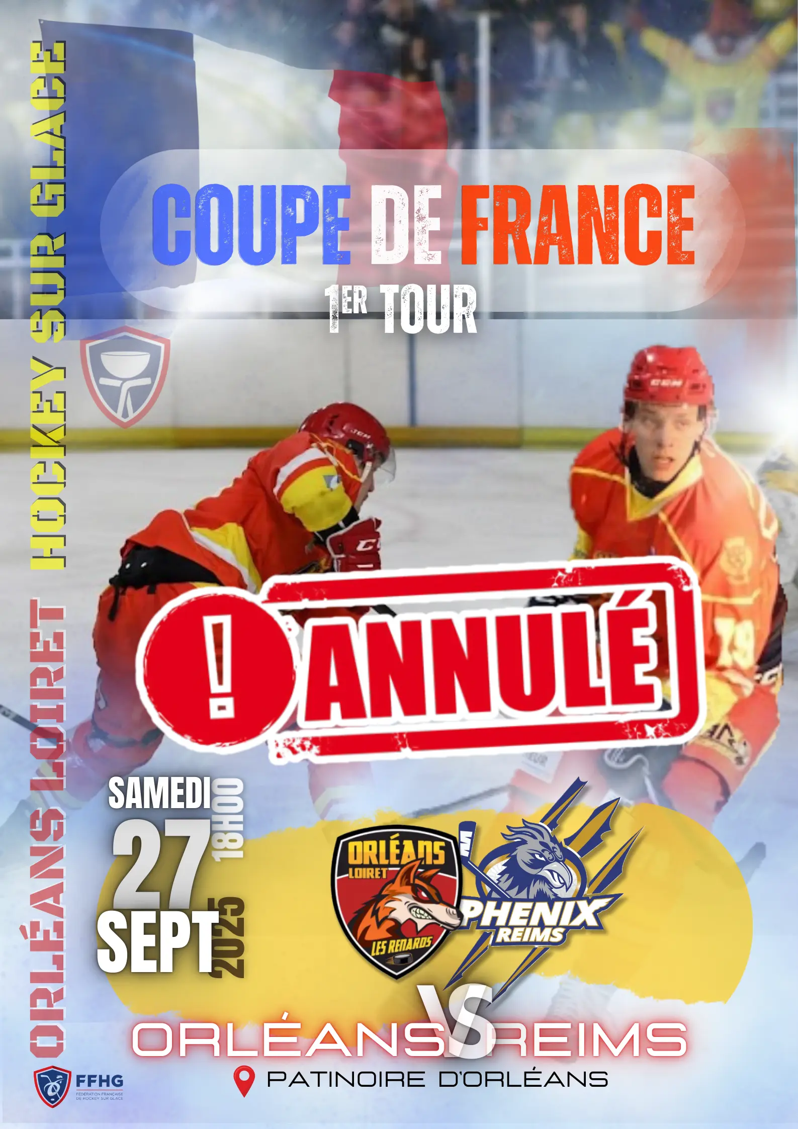 OrléansVSReims Annulé