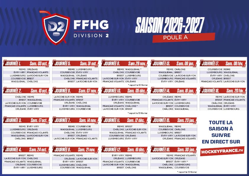 Calendrier D2 2026-2027_poule_A Calendrier D2 2026-2027_poule_A